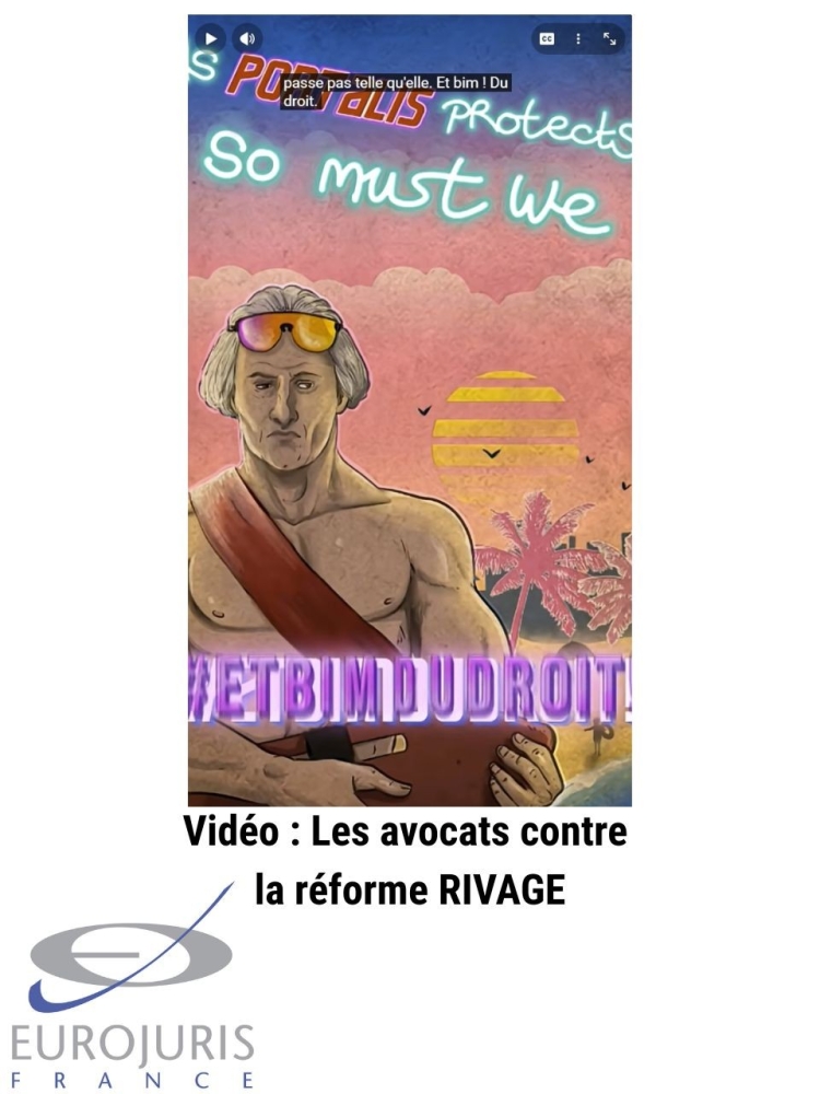 Les avocats contre la réforme RIVAGE