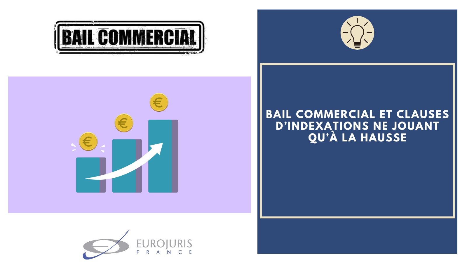 Bail commercial et clause d'indexation