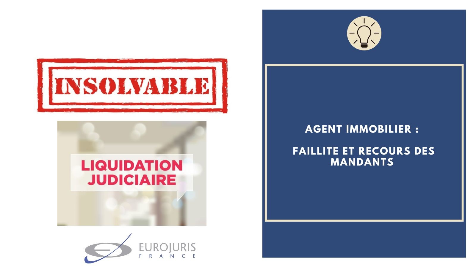 Faillite agent immobilier et recours des mandants