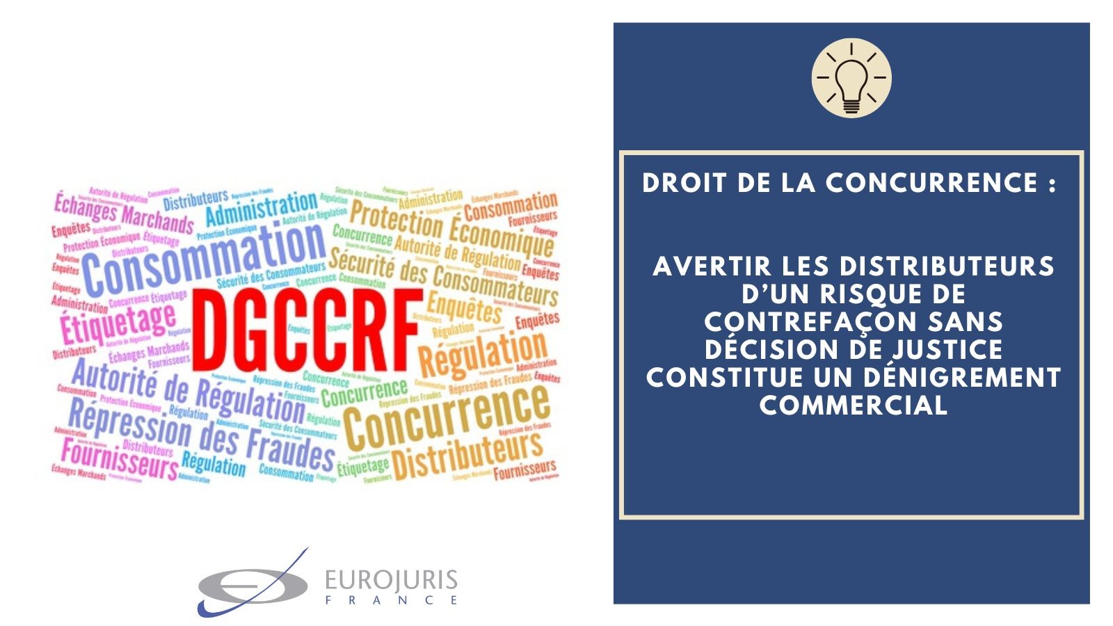 Avertissement concurrence risque contrefacon