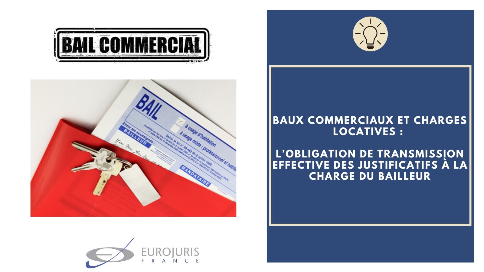 Bail commercial et charges locatives