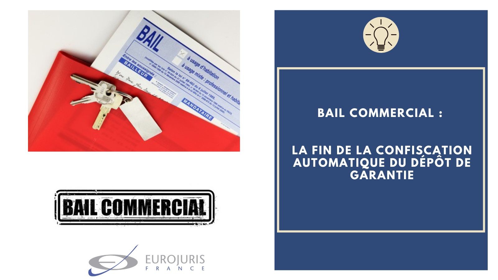 Bail commercial et dépôt de garantie