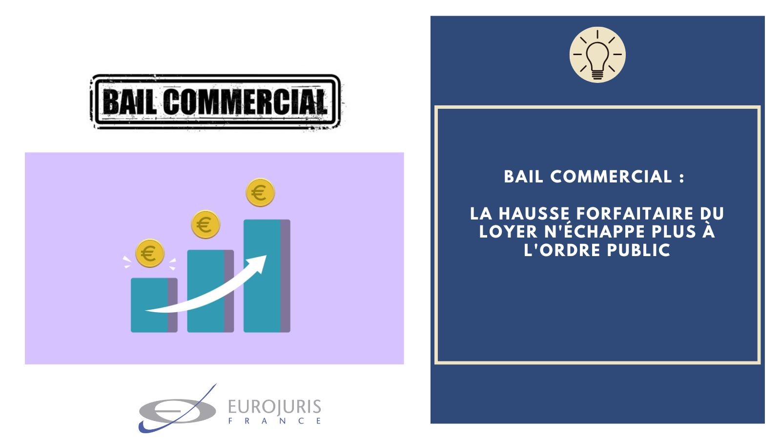 bail commercial et hausse forfaitaire loyer