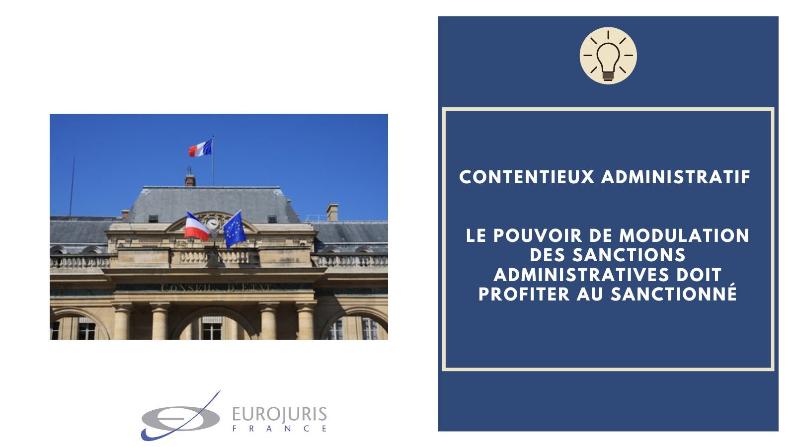 Modulation sanctions administratives