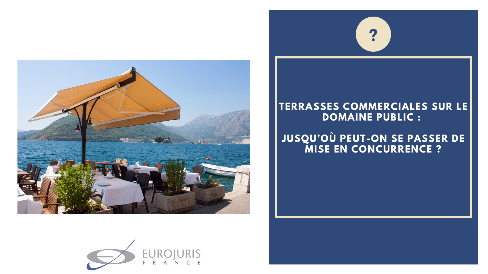 Terrasses commerciales domaine public