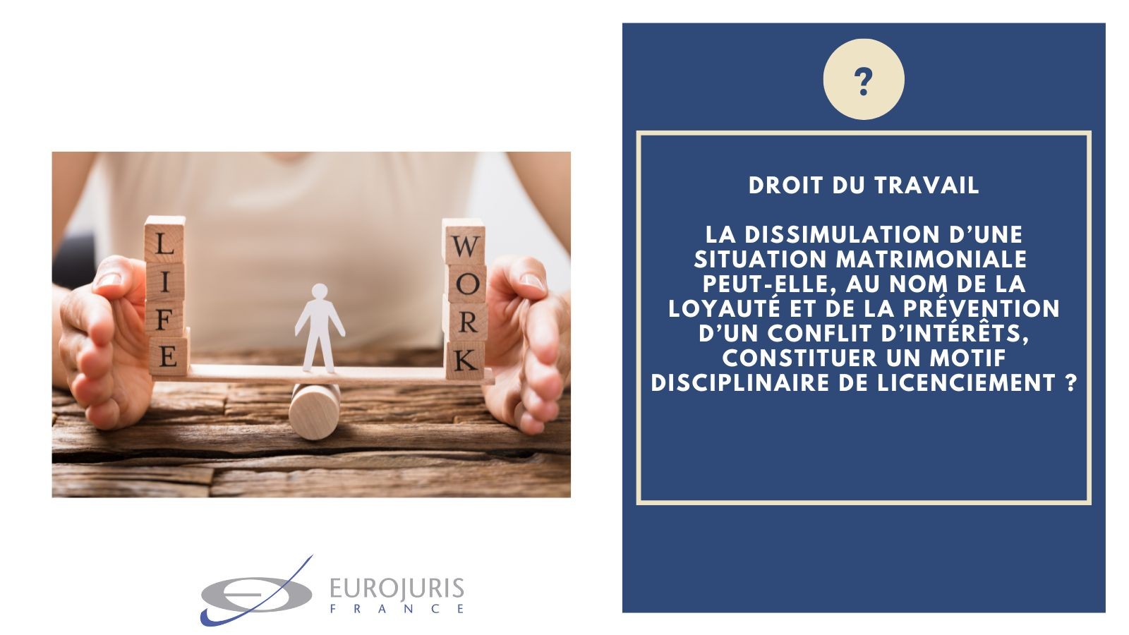 Vie pro vie perso licenciement